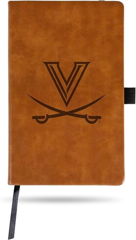 Rico Industries NCAA Virginia Cavaliers Brown Jounral/Notepad 8.25" x 5.25"- Office Accessory in Saudi Arabia