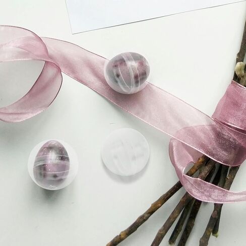 120 قطعة من كرات الكبسولة الشفافة الصغيرة من NUOBESTY، كبسولات بلاستيكية لآلات البيع، آلة لعبة العلكة الفارغة لصالح الحفلات، 28 مم in Kuwait