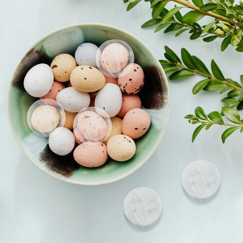 120 قطعة من كرات الكبسولة الشفافة الصغيرة من NUOBESTY، كبسولات بلاستيكية لآلات البيع، آلة لعبة العلكة الفارغة لصالح الحفلات، 28 مم in Kuwait