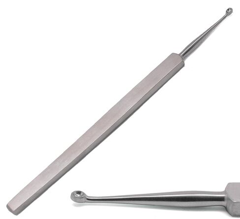 Meyhoefer Chalazion Ear Curette 0.5mm,1mm,1.8mm,2mm,2.5mm,3mm ENT 6 Pcs Instrument in Saudi Arabia
