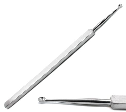 Meyhoefer Chalazion Ear Curette 0.5mm,1mm,1.8mm,2mm,2.5mm,3mm ENT 6 Pcs Instrument in Saudi Arabia