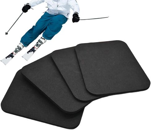 Protective Ski Shin Pad - Boot Liner Padding, Snowboard Shin Cushioning with Protection, 4 Piece with Secure Fit, Boot Pad for Men Women Adults, Youth Players for Hobbyists Daily Ski in Saudi Arabia