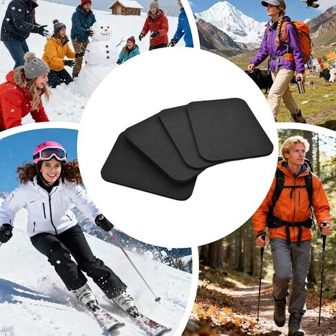 Protective Ski Shin Pad - Boot Liner Padding, Snowboard Shin Cushioning with Protection, 4 Piece with Secure Fit, Boot Pad for Men Women Adults, Youth Players for Hobbyists Daily Ski in Saudi Arabia