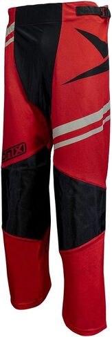 TronX Venom Inline Hockey Pants (Red/Silver - JR L/XL) in Saudi Arabia
