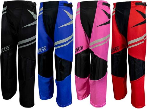 TronX Venom Inline Hockey Pants (Red/Silver - JR L/XL) in Saudi Arabia
