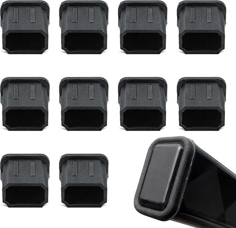 UICE Hockey Stick End Plugs - 10 Pieces Durable Polypropylene Hockey Handle End Caps, Anti-Slip & Shock-Absorbing Design, Compatible with Most Standard Hockey Sticks, Ideal for Youth & Adult Players in Saudi Arabia