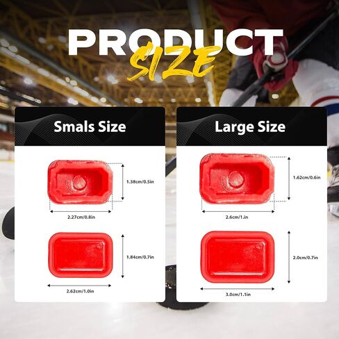 UICE Hockey Stick End Plugs - 10 Pieces Durable Polypropylene Hockey Handle End Caps, Anti-Slip & Shock-Absorbing Design, Compatible with Most Standard Hockey Sticks, Ideal for Youth & Adult Players in Saudi Arabia