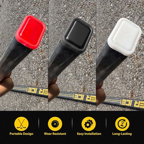 UICE Hockey Stick End Plugs - 10 Pieces Durable Polypropylene Hockey Handle End Caps, Anti-Slip & Shock-Absorbing Design, Compatible with Most Standard Hockey Sticks, Ideal for Youth & Adult Players in Saudi Arabia