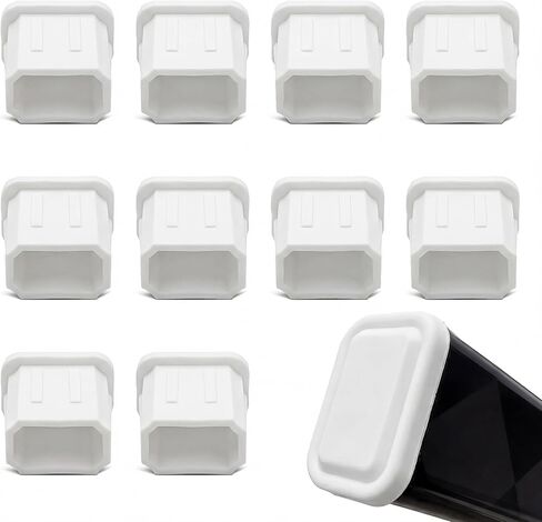 UICE Hockey Stick End Plugs - 10 Pieces Durable Polypropylene Hockey Handle End Caps, Anti-Slip & Shock-Absorbing Design, Compatible with Most Standard Hockey Sticks, Ideal for Youth & Adult Players in Saudi Arabia