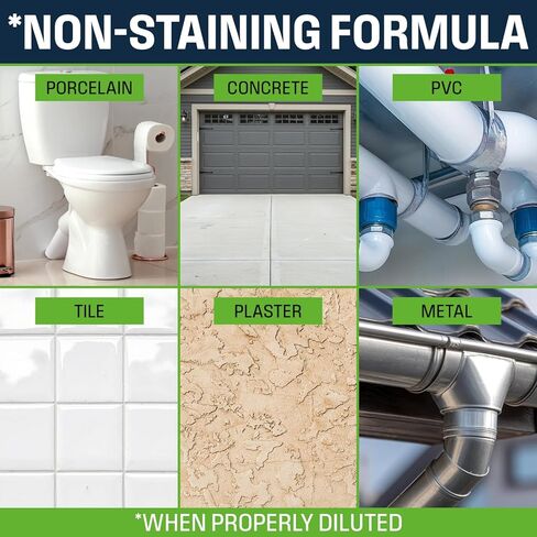 Concentrated Green Water Tracing Dye for Leak Detection – Treats 6,000+ Gallons – Non-Staining UV Dye for Toilets, Pools, Plumbing, Septic, Storm Drains – 68 oz in Kuwait