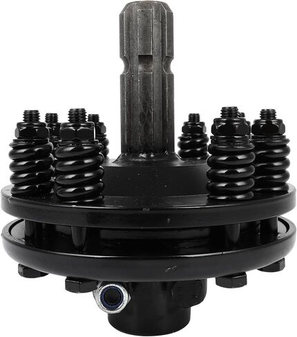 Black PTO Slip Clutch, ACZCR 1-3/8" 6 Splines Both Ends Slip Clutch, Adjustable Rotary Cutter Brush Hog Slip Friction Clutch for PTO Shaft Replacement Maximum Torque 900Nm in Saudi Arabia