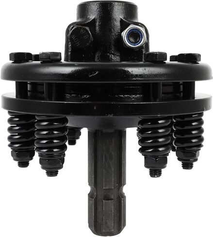 Black PTO Slip Clutch, ACZCR 1-3/8" 6 Splines Both Ends Slip Clutch, Adjustable Rotary Cutter Brush Hog Slip Friction Clutch for PTO Shaft Replacement Maximum Torque 900Nm in Saudi Arabia