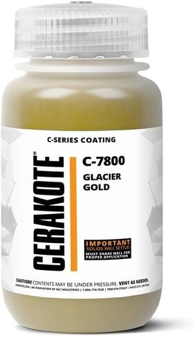 CERAKOTE (AIR Cure) C-Series CERAKOTE Glacier Black [ 4oz ] C-7600T Performance Ceramic Technology + Color on All- Metals, Polymers + More in Kuwait