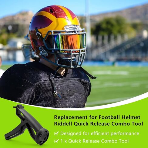 أداة التحرير والسرد لخوذة كرة القدم سريعة الإصدار متوافقة مع Riddell SpeedFlex وSpeed ​​Icon، صيانة وإصلاح أجزاء خوذة كرة القدم للشباب SpeedFlex in Kuwait