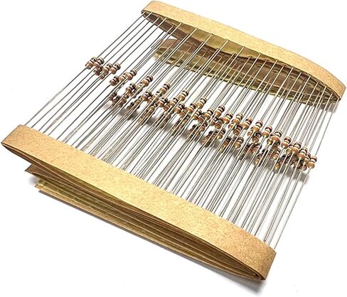 1/8W مقاوم من غشاء الكربون 5% 0R-1M 1R 3R6 36R 360R 3K6 36K 360K 3.6 36 360 R K أوم 0.125W 3.6R 36R 360R 3.6K(CF0.125W 430K 100 قطعة) in Kuwait