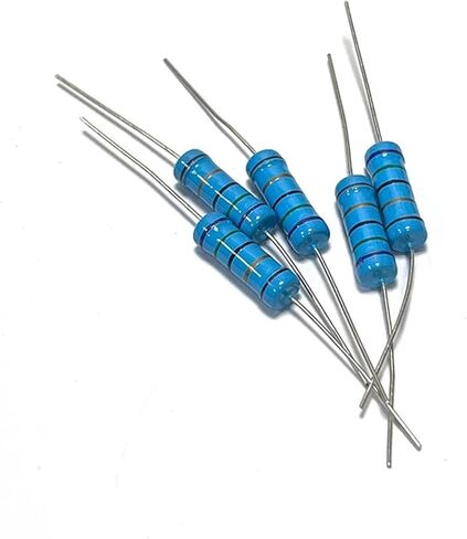 3 واط 7.5R 75R 750R 7.5K 75K 750K 7R5 75 750 أوم R K دقة 1% مقاومة 0.1R-910K مقاوم غشاء معدني (MF 3W 680K 10 قطعة) in Saudi Arabia