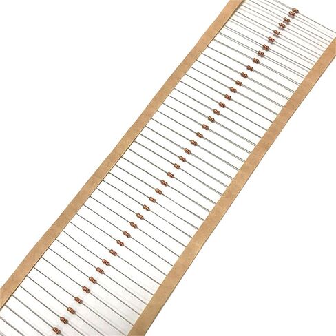 1/8W مقاوم من غشاء الكربون 5% 3R3 33R 330R 3K3 33K 330K 3.3 33330 R K أوم 0.125W 0R-1M(CF0.125W 430K 100 قطعة) in Kuwait