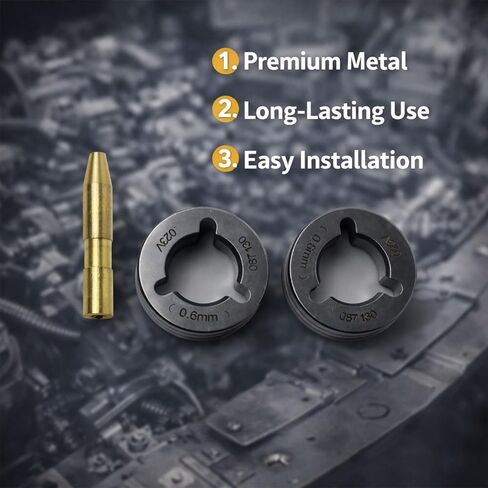 طقم بكرة المحرك 0.6 مم 0.023 فولت أخدود متوافق مع Millermatic 200 210 212 250 251 252، استبدل 87131 087131 in Kuwait