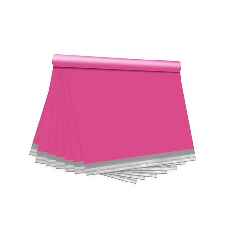 Pink Poly Mailers 14.5x19 100 Pcs, Cute Waterproof Shipping Bags with Self-Seal Adhesive, Durable Tear-Resistant Shipping Envelopes for Clothing in Kuwait