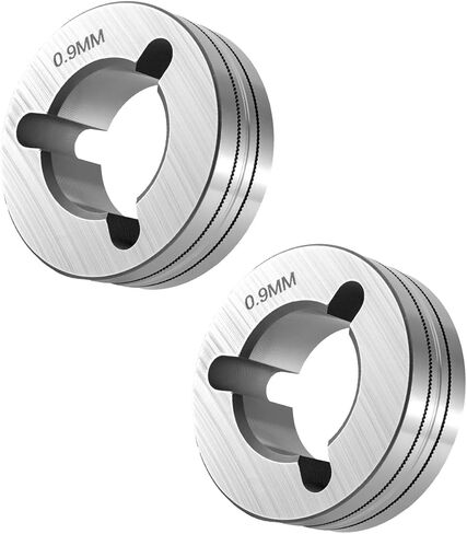 2 Pcs Drive Rolls Fit for VK-Groove 0.035" Miller Millermatic SuitCase 200 210 212 251 DVI Pulser Vintage in Saudi Arabia