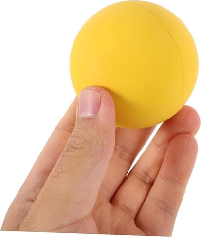 SUPVOX 4Pcs High Bounce Squash Balls: Professional Hollow Rubber Training for Racquetball & Handball - High Visibility Yellow Reaction Balls for Reflex & Agility Drills in Saudi Arabia