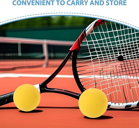 SUPVOX 4Pcs High Bounce Squash Balls: Professional Hollow Rubber Training for Racquetball & Handball - High Visibility Yellow Reaction Balls for Reflex & Agility Drills in Saudi Arabia