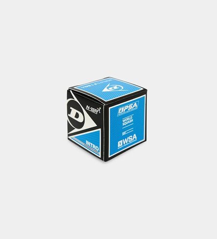 DUNLOP Squash Balls Intro Blue, 12 Balls, for Beginners and Hobby Players – Fast Speed in Saudi Arabia