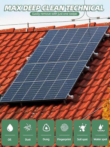منظف ​​الألواح الشمسية 28 أونصة (يصنع 130 جالونًا) - تركيبة احترافية فائقة التركيز لتحقيق أقصى قدر من قوة التنظيف | خالية من الخطوط، وآمنة على الأسطح المتعددة للزجاج والفولاذ والمزيد in Kuwait