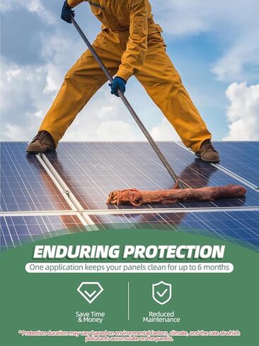 منظف ​​الألواح الشمسية 28 أونصة (يصنع 130 جالونًا) - تركيبة احترافية فائقة التركيز لتحقيق أقصى قدر من قوة التنظيف | خالية من الخطوط، وآمنة على الأسطح المتعددة للزجاج والفولاذ والمزيد in Kuwait
