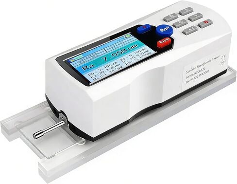 جهاز اختبار خشونة الأسطح المحمول، شاشة LCD عالية الدقة 0.001 ميكرومتر مع 13 معلمة Ra 0.025-12.5 ميكرومتر مقياس رقمي لسطح الوجه للاستخدام الصناعي والمختبري in Saudi Arabia
