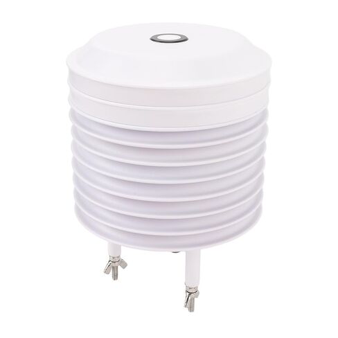 Weather Sensor Louver Box, 4 in 1 CO2 Temperature Humidity Light Intensity Transmitter with ABS Material for Outdoor Environmental Monitoring Farming Meteorology (YGC-BYX-M-KV-A2) in Saudi Arabia