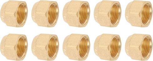 Yoidesu Air Conditioner Nut, 10 Pcs 150PSI Working Pressure Nut for Fuel Liquid Lines in Saudi Arabia