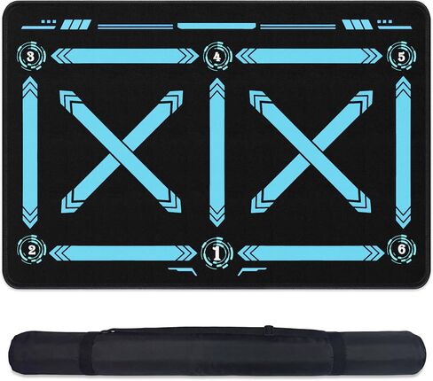 Soccer Training Mat, Soccer Training Equipment with Storage Bag, Non-Slip Silent Equipment Soccer Footwork Training Mat for All Levels with Dynamic in Saudi Arabia