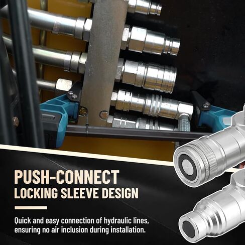 كوع 90 درجة 1/2 بوصة تركيبات قارنة التوصيل الهيدروليكية ذات الوجه المسطح 1/2 بوصة، حجم الجسم 1/2 بوصة × 3/8 بوصة JIC وصلة توصيل ذكر مع أغطية الغبار in Kuwait