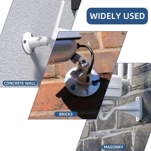 1/4" x 5" Blue Hex Head Concrete Screw Anchor Kit for Anchoring to Masonry, Block or Brick, 50 PCS in Kuwait