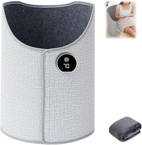Leg Toaster — Heater with Rapid 5-Second Heat, 6 Temperature Settings, Timer & Overheat Protection, Waterproof Foot Warmer for Office Desk & Home Use(Gray) in Saudi Arabia