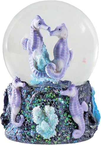 Waterglobe Seahorses from Deluxebase. Seahorse Snow Globe with Resin Figurine and Moulded Base. Great Home Globe Decor,Ornaments and Gifts. in Kuwait