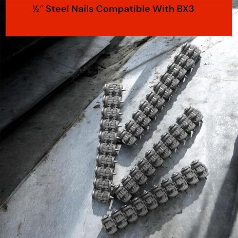 BX3 ½″ Steel Nails For Hilti BX3-1,000 X-S B3 MX STEEL NAILS Compatible in Saudi Arabia