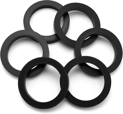Replacement Gaskets for 1-1/2" Cam and Groove Fittings, Cam Lock Hose Sealfor Buna-N, 6 Pack in Saudi Arabia
