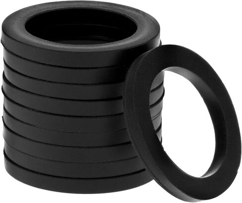 QWORK 2" Camlock Gasket Fitting - 10 Pack Rubber Cam Lock Hose Seal Washers for Female Cam and Groove Couplings in Saudi Arabia