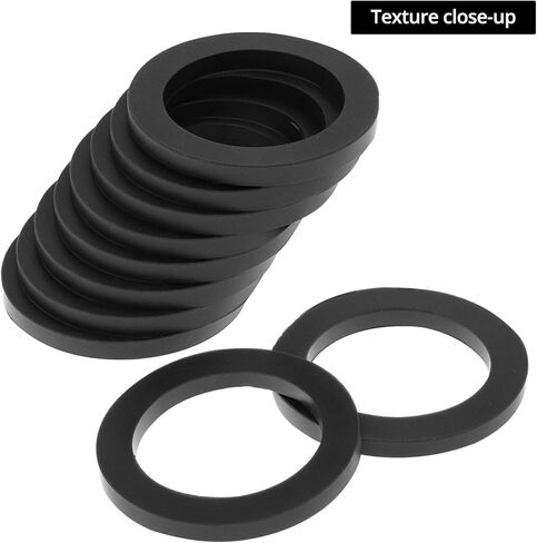 QWORK 2" Camlock Gasket Fitting - 10 Pack Rubber Cam Lock Hose Seal Washers for Female Cam and Groove Couplings in Saudi Arabia
