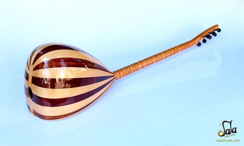 تركي طويل العنق من الماهوجني والقيقب Baglama Saz للبيع CSL-113 in Kuwait