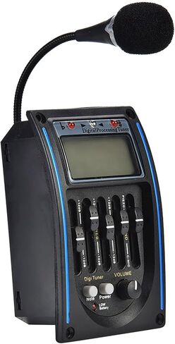 Advanced 5 Band EQ Preamp Pickup with Digital Tuner for Acoustic Guitar - Versatile Tuning and Equalizer System with Backlit LCD and LED Indicators in Saudi Arabia