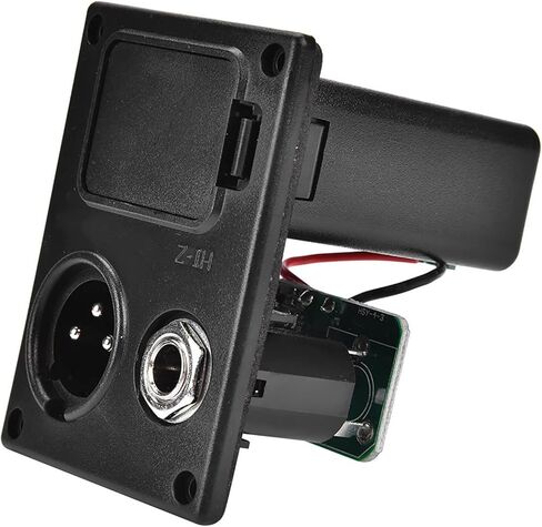 Advanced 5 Band EQ Preamp Pickup with Digital Tuner for Acoustic Guitar - Versatile Tuning and Equalizer System with Backlit LCD and LED Indicators in Saudi Arabia