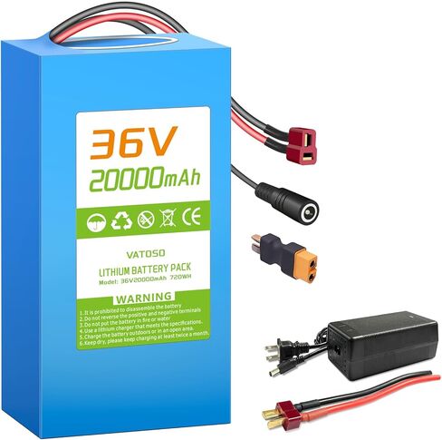 36V Lithium Ebike Battery 8Ah Rechargeable with 25A BMS, Compatible with Jetson Bolt pro Electric Bikes, for 100W-600W Motors E-Scooters, ATVs, Electric Dirt Bikes, Solar Storage (36V8Ah) in Kuwait