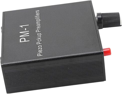 Portable Piezo Pickup Preamp JFET Charge Type Amplifier Compact Guitar Pickup Preamplifier with Low Frequency Limit for Acoustic Guitars, Aluminum Alloy Design in Saudi Arabia