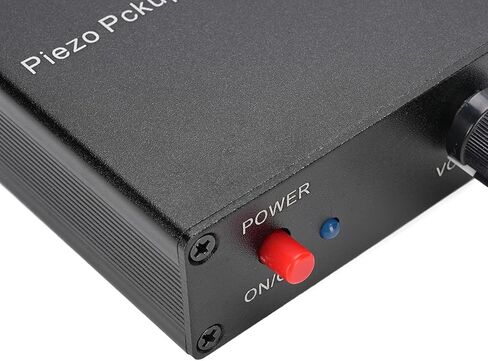 Portable Piezo Pickup Preamp JFET Charge Type Amplifier Compact Guitar Pickup Preamplifier with Low Frequency Limit for Acoustic Guitars, Aluminum Alloy Design in Saudi Arabia
