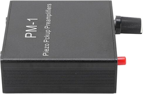 Portable Piezo Pickup Preamp JFET Charge Type Amplifier Compact Guitar Pickup Preamplifier with Low Frequency Limit for Acoustic Guitars, Aluminum Alloy Design in Saudi Arabia