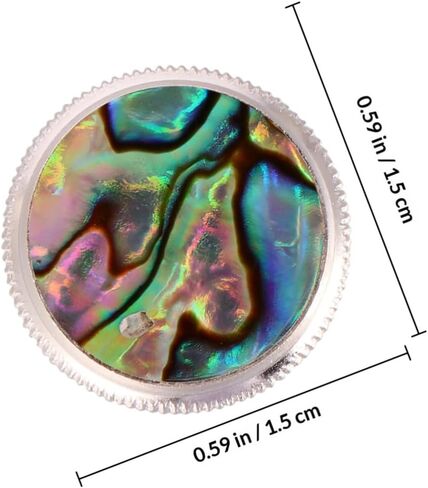 Mikinona 3pcs Trumpet Piston Button Snap Valve Buckle Musical Instrument Accessory with Abalone Stone Cover for Brass Trumpet Replacement Random Color in Kuwait