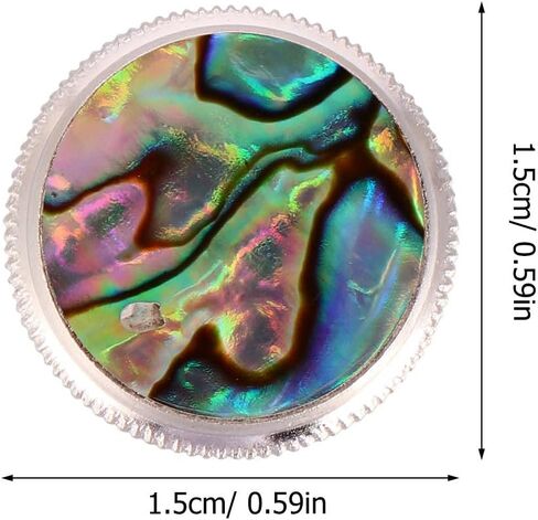 Mikinona 3pcs Trumpet Piston Button Snap Valve Buckle Musical Instrument Accessory with Abalone Stone Cover for Brass Trumpet Replacement Random Color in Kuwait